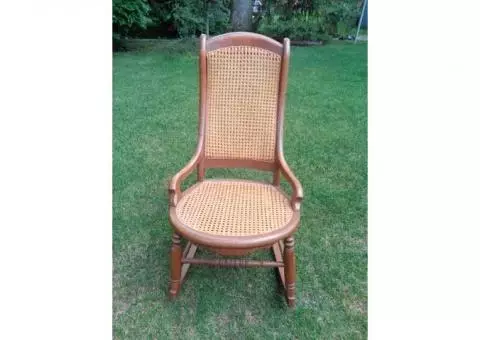 ROCKING CHAIR  HAND CANED